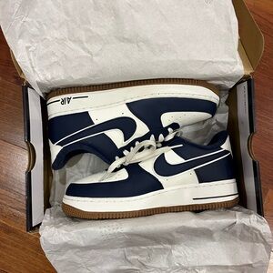 Nike Air Force 1 Low College Pack Midnight Navy NEW IN BOX